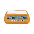 thumbnail image 2 of KLKCMS Digital Chess Clock for International Chess Parties Chess Game Chess Accessory Yellow, 2 of 9