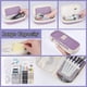 thumbnail image 2 of Estuche escolar de color morado claro, multifunción de gran capacidad, estuche escolar, organizador de papelería para bolígrafos de maquillaje, estudiantes de secundaria, niñas, niños, adultos y adole, 2 of 5