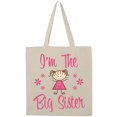 thumbnail image 3 of Inktastic The Big Sister Tote Bag, 3 of 5