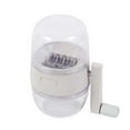 thumbnail image 3 of Spice Mill, Nut Chopper, Removable Portable Hand Crank Meat Garlic Handheld Food Shredder, Mincer Blender, Dry Fruit Grinder for Household Beans White, 3 of 8