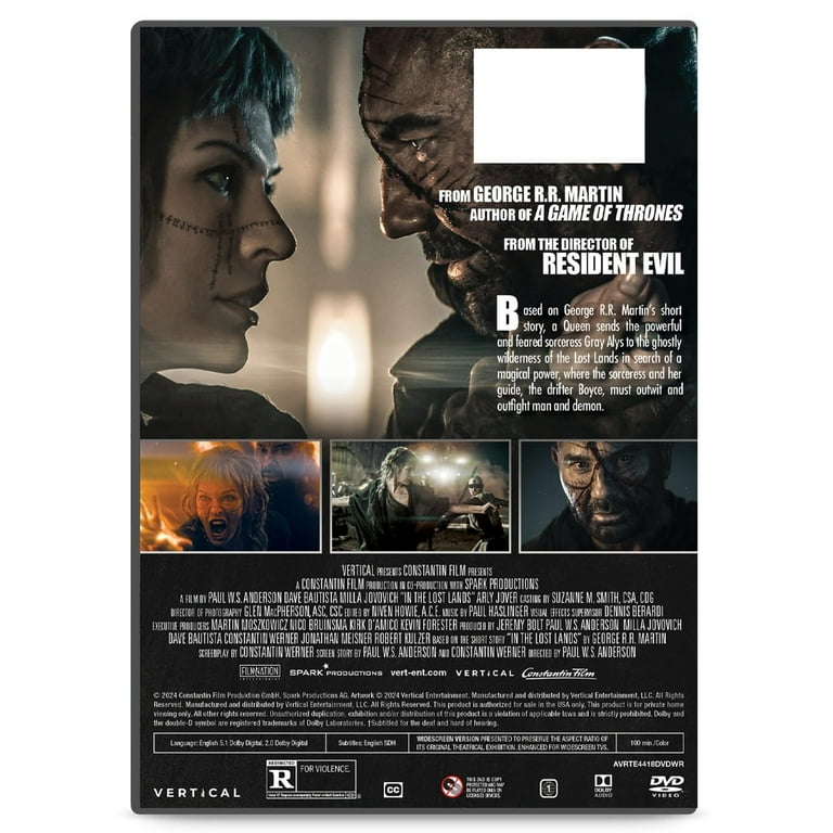 Anderson In the Lost Lands DVD Horror Rated R - Walmart.com
