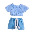 thumbnail image 3 of Ropa de muñeca en miniatura de 15 cm CUTICAT ropa de muñeca DIY azul, 3 of 8