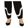 thumbnail image 3 of Alfani Plus Size Colorblock Hem Ankle Pants Deep Black 18W, 3 of 3