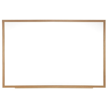 Ghent Centurion Markerboard Ghent M2W-44-4 4 ft. x 4 ft. Wood Frame Melamine Markerboard - 4 Markers and Eraser ()