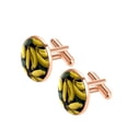 thumbnail image 2 of Banana Elegant Stainless Steel Shirt Cufflinks for Formal Attire - for Business Meetings and Special Events, 2 of 6