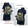 thumbnail image 4 of FORMRS Women's Travel Backpack Purse Anti-Theft Hidden Pockets Casual Shoulder Bag, Whale and Moon, 4 of 7