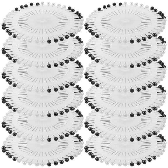 OFFIGAM 480-Piece Multi-Color Straight Pins Set with Plastic and for Sewing, Fabric Positioning, and Dressmaking