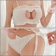 thumbnail image 4 of Lencería japonesa Anime lindo gato ojo de cerradura traje Babydoll oreja de gato aro de pelo cola de gato - Blanco, 4 of 5