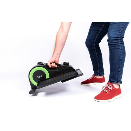 Cubii - JR2 Compact Seated Under Desk Elliptical, Low Impact Exercise for Home or the Office - Green