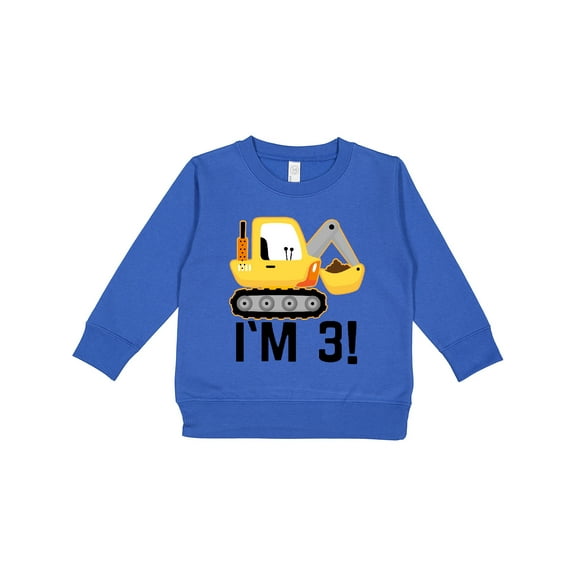 Inktastic 3rd Birthday Construction Party Boy Toddler Sweatshirt