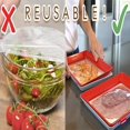 thumbnail image 3 of CAYU Creative Vacuum Fresh-keeping Tray Food Preservation Tray Healthy Kitchen Tools Food Container Storage Tray, 3 of 11