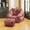 Red, variant on Smuxee Bean Bag Chair for Adults Kids,Comfy Chair with Bean Bag Filler and Foot Rest,White