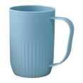 thumbnail image 2 of Safeglitz Reusable Plastic Drinking Cup with Handle, BPA Free Microwave & Dishwasher Safe Food Grade PP Coffee & Milk Mug Set of 4, 2 of 9