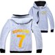 thumbnail image 1 of Ropa de la serie CR7 para niños, camiseta con capucha de otoño y verano, chándal para niñas, conjunto de Sudadera con capucha y pantalones, pijamas para niños, 1 of 4