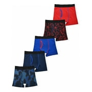 Athletic Works Boys Performance Boxer Briefs, 5 Pack, Sizes S-XL