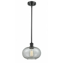 Innovations 516-1S-BK-G247 Gorham 1 Light Pendant part of the Ballston Collection, Matte Black