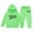 B1259 Green, variant on Bysome Toddler Girls Outfit Set Winter Hoodie Joggers Comfy Casual Kids With Stylish Print For To Long Sleeve Crew Neck Cute Print Girl 2 Pieces Clothes Set Black Size 2-3 Years