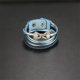 thumbnail image 2 of Joyería de pulsera de cuero de PU con forma de lazo de diamantes de imitación multicapa vintage (azul cielo), 2 of 2
