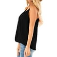 thumbnail image 5 of asdoklhq 2025 Summer Fall Womens Tops Clearance under $5 Fashion Sexy Casual Women Sleeveless Camis V-Neck Solid Ladies Tops Slim Vest Black XXXL, 5 of 9