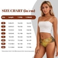 thumbnail image 4 of Fotbe Sunflower Sunset Rainfall Calzones Estampados para Mujer – Ropa Interior de Algodón, Cómoda, Suave y Elástica-XX-Large, 4 of 6