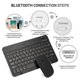 thumbnail image 5 of Teclado Bluetooth Guiheng ultradelgado recargable de 25 cm negro, 5 of 7