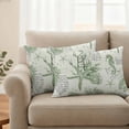 thumbnail image 3 of Outdoor Waterproof Pillow Covers Retro Marine Life Decorative Throw Pillow Protectors,Pillowcase Cushion Cases for Patio Sofa Garden Couch,20x12in,Pack of 2, 3 of 14