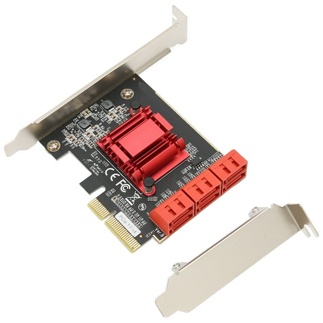 SATA Expansion Card,PCIE to SATA3.0 Expansion PCI Eto SAT Expansion Card SATA Controller Card Built for Professionals