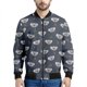 thumbnail image 4 of Chaqueta con cremallera y estampado 3D de animales de dibujos animados para hombre, chaqueta informal de calle con cremallera, sudadera estilo aviador para primavera y otoño, 4 of 5