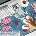 thumbnail image 2 of Long Mouse Pads for Desk,Pioneer Flower Floral Print Pattern Desk Mats on Top Of Desks, Desk Mouse Pad Extra Large with 3mm Non-Slip Base and Stitched Edge for Gaming,Office,Work,Home 47.3"x23.6", 2 of 6