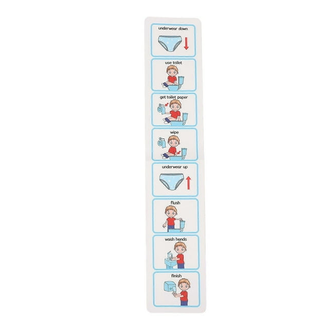 Visual Potty Training Program, Independent Living Skills, Step-by-Step Visual Toilet Training Program for Children with ASD
