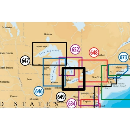 Platinum Plus Lake Erie And St Clair Marine Digital Map Walmart Com