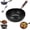 Smooth, variant on Japanese Iron Pan for Cooking,Uncoated Thick Iron Pot, Japanese Uncoating Cast Iron Pot, Multi-functional Non-Stick Cast Irons Wok , High Purity Irons Frying Pan for Cooking