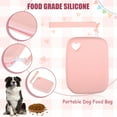 thumbnail image 3 of Ruiboury 2pieces Lightweight And Durable Dog Treat Pouch For Training Sessions Easy To Carry Pet Snack Pack Grey+Pink 1Set, 3 of 6