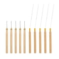 thumbnail image 1 of Shisuyan 10Pcs Professional Dreadlocks Crochet Hook Hair Dreadlock Needle Weaving Crochet, 1 of 8