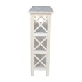 thumbnail image 3 of International Concepts Unfinished Wood X-Sided 3 Shelf Open Bookcase, 3 of 4