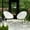 White, variant on Modern Rocking Chair Set Of 2 With Weather Resistant Design For Outdoor Patio And Garden Comfort