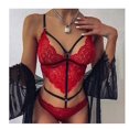 thumbnail image 1 of Lencería erótica para mujeres Sexy Teddy Bodysuit Porno Babydoll Vestido Encaje Lencería sexy Disfraces Nuisette Porno Producto sexual XianweiShao 9024735398691, 1 of 1
