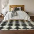 thumbnail image 6 of Addison Rugs Mayfield Washable Transitional Diamonds Black Rectangle Rug, 9' x 12', 6 of 6