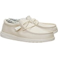 thumbnail image 2 of HEYDUDE Men Wally Stretch Canvas Slip-On Moccasins Stone White, 12, 2 of 6