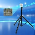 thumbnail image 1 of Soporte de trípode de metal soporte para máquina de publicidad soporte universal con base ajustable para máquina de publicidad con ventilador de proyector holográfico 3D 42, 1 of 8