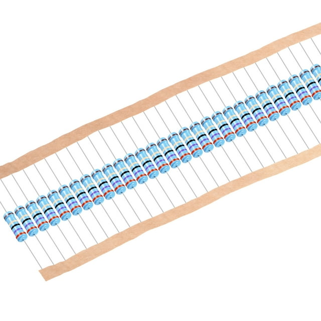Unique Bargains 30pcs Metal Film Resistors 27 Ohm 2W 1%Tolerances 5 Color Bands