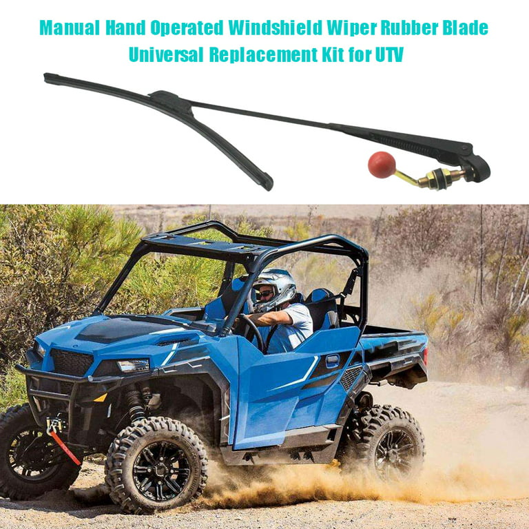 ATV-Manual-Hand-Operated-Windshield-Wiper-Kit Universal