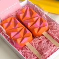 thumbnail image 4 of Molde de helado de silicona, molde de helado de silicona reutilizable para paletas, molde de helado de 4 celdas, ideal para hacer helado de bricolaje, con 10 palitos de madera, 4 of 5