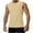 Beige, variant on LIaqionyy Sleeveless Shirts for Mens Solid Color Tank Tops Workout Muscle Gym Ribbed Shirt Summer Clothes