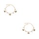 thumbnail image 3 of Guardurnaity Anklets Rhinestone Angel Foot Jewelry Universal Bracelets Ornament Valentines Accessory Fashion Day for Women Girls Oro 2Conjunto, 3 of 6