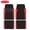 Red, variant on Rubbermaid Car Mats, Two-Tone Carpeted Floor Mats with Faux Leather and Built-In Heel Pad, Stylish Car Rug Floor Mats for Cars, Trucks and SUVs, Red
