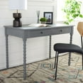thumbnail image 2 of SAFAVIEH O' Mara Solid Retro 2 Drawer Desk, Distressed Grey, 2 of 14