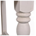 thumbnail image 5 of Rustic French Upholstered Counter Stool in Distressed White/Brown Wood Set of 2, 5 of 7