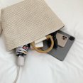 thumbnail image 2 of Bolso Con Asa Superior Bolsos de playa para mujer de verano Bolsos elegantes con asa superior para vacaciones junto al mar (Beige) Ehuebsd Para Estrenar, 2 of 9