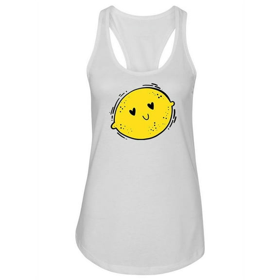 Cute Lemon Design Tank Women -Image by Shutterstock, Female Large